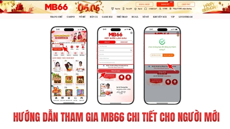 Hướng dẫn tham gia MB66 chi tiết cho người mới